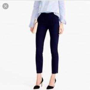 Lightly loved J.Crew Martie cropped pant navy 8